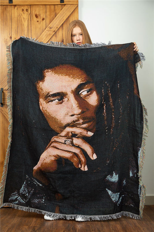 Bob marley reggae blanket
